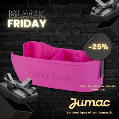 Bac à déchets surjeteuse BabyLock Enlighten violet