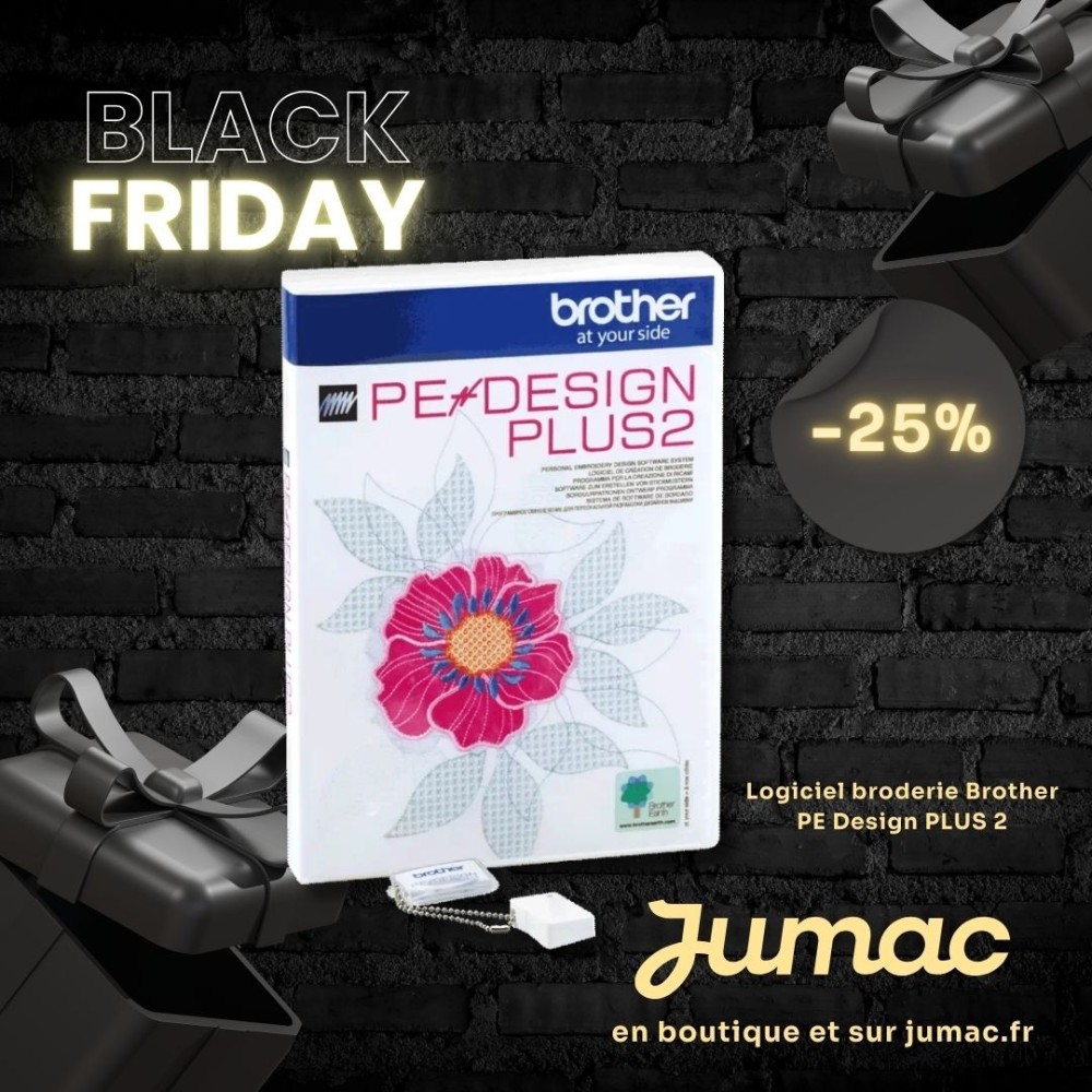 Logiciel de broderie Brother PE-DESIGN PLUS 2