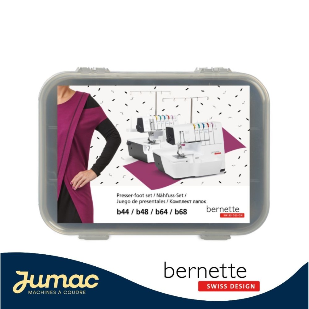 Kit 6 semelles surjeteuse bernette b44 b48