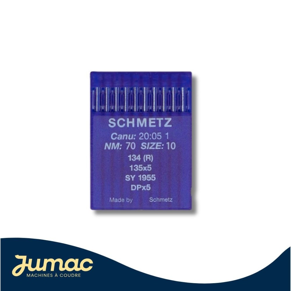 Lot de 10 aiguilles industrielles 134 (R) - 70