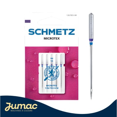 Lot de 5 aiguilles Microtex Schmetz 90