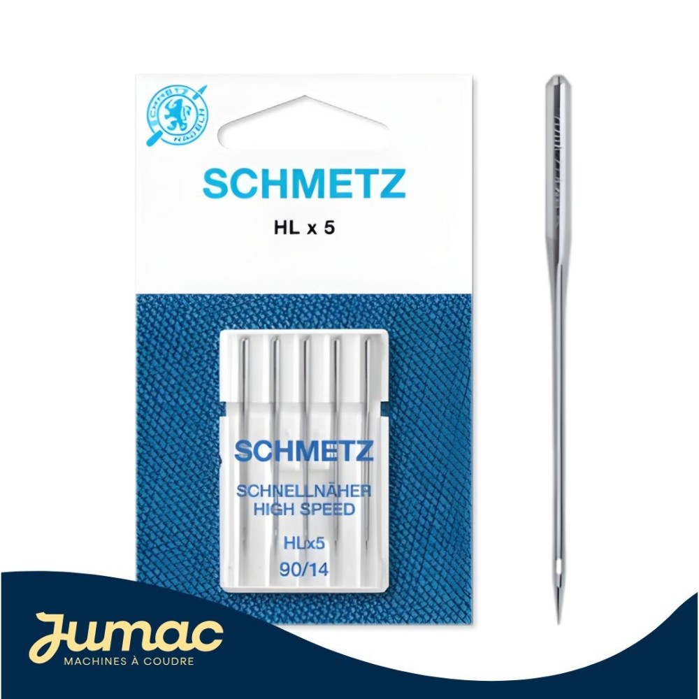 Lot de 5 aiguilles High Speed HLX5 Schmetz - 90