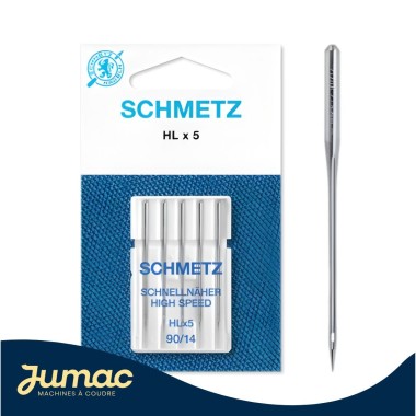 Lot de 5 aiguilles High Speed HLX5 Schmetz - 90