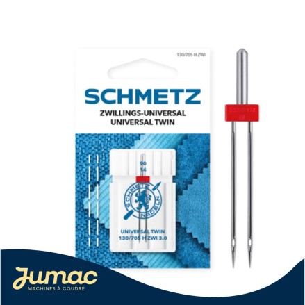 Aiguille double Universel Schmetz 3,0 - 90