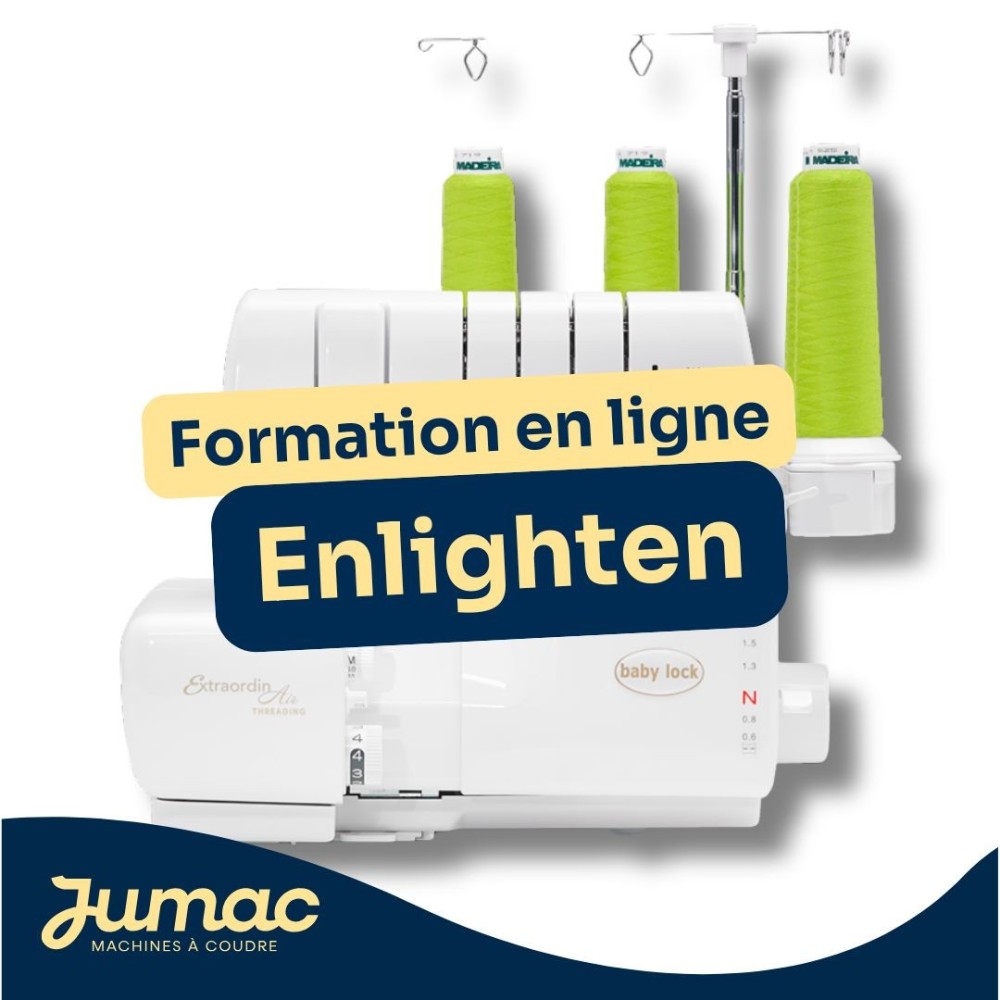 Formation en ligne surjeteuse BabyLock Enlighten