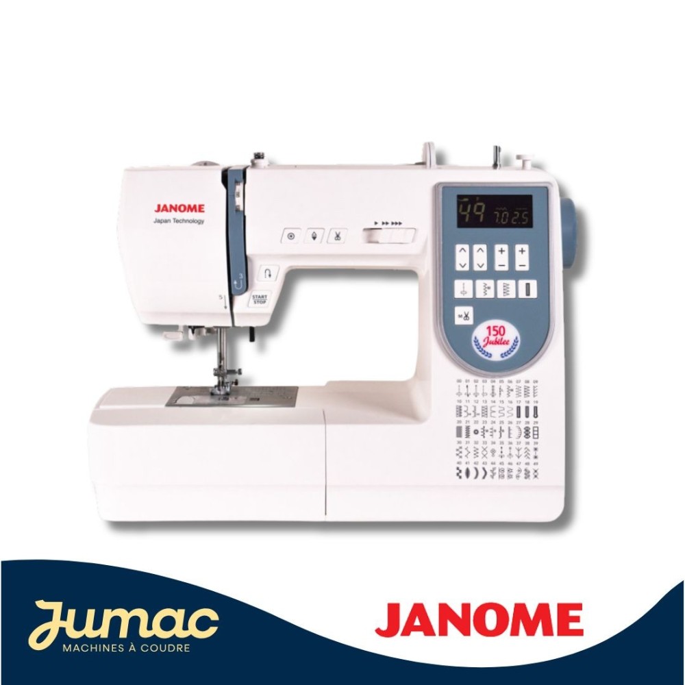 Machine à Coudre Janome Jubilee 150 - Garantie 5 ans