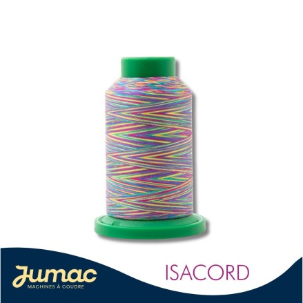 Cône de fil à broder Isacord multicolore 1000m - couleur 9916