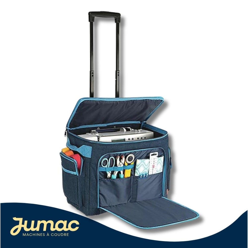 Trolley à roulettes pour machine à coudre