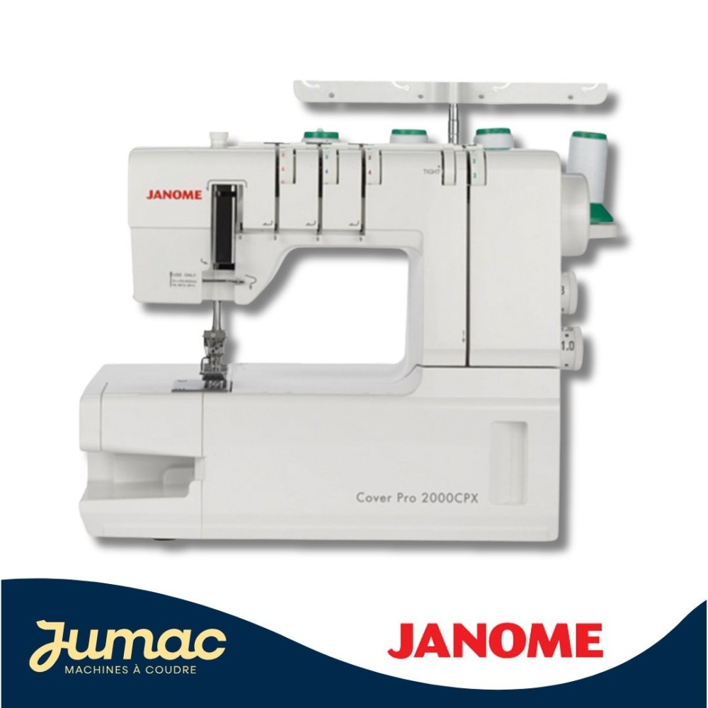 Recouvreuse Janome 2000CPX - Garantie 5 ans