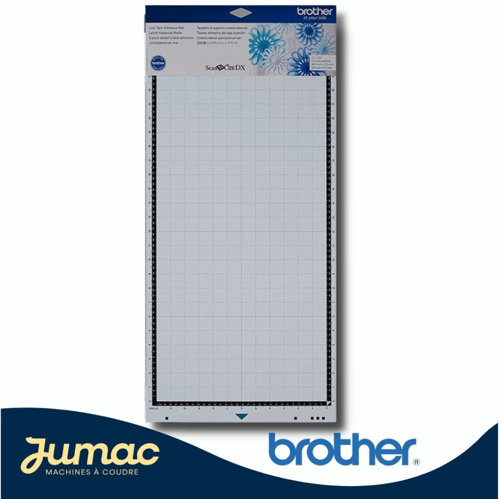 Support adhésif à faible adhérence ScanNCut Brother (305 x 610 mm)