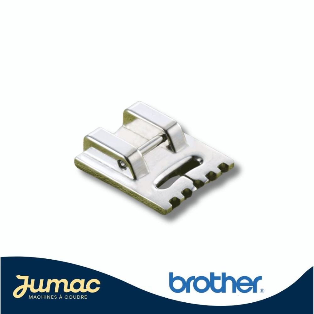 Pied 5 nervures pour plis cousus Brother F069