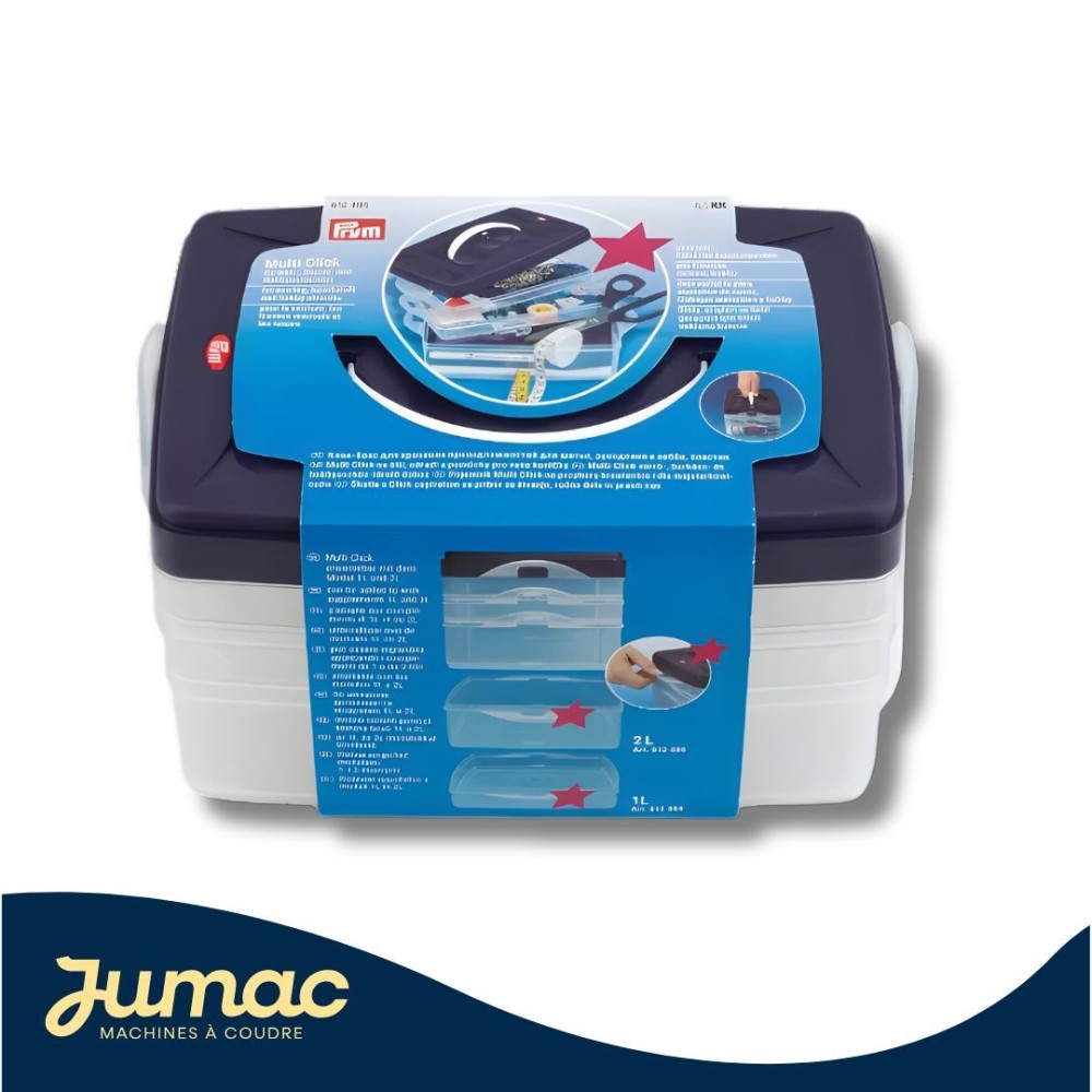 Boite de rangement Clip 3 niveaux Prym