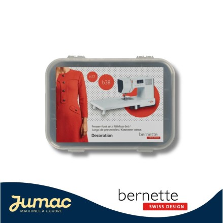 Kit 7 pieds Décoration Bernette b38 – Accessoires couture ornementale | Jumac