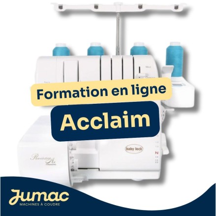 Formation en ligne surjeteuse BabyLock Acclaim