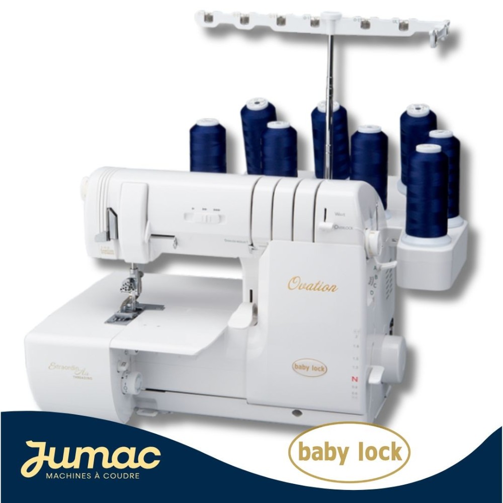 Surjeteuse et recouvreuse BabyLock Ovation - Garantie 5 ans Surjeteuse et recouvreuse BabyLock Ovation - Garantie 5 ans
