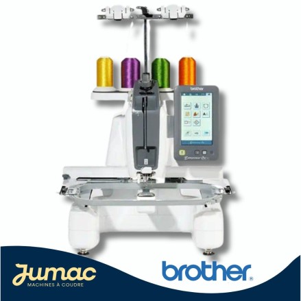 Machine à broder professionnelle mono-aiguille Brother PR1 - Garantie 3 ans