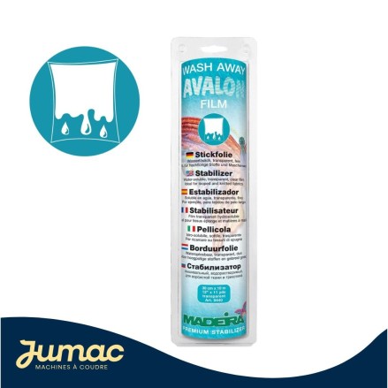 Stabilisateur broderie Avalon hydrosoluble Madeira rouleau 30cmx10m