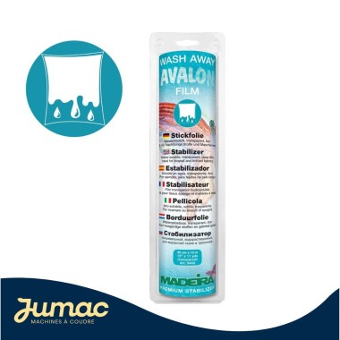 Stabilisateur broderie Avalon hydrosoluble Madeira rouleau 30cmx10m