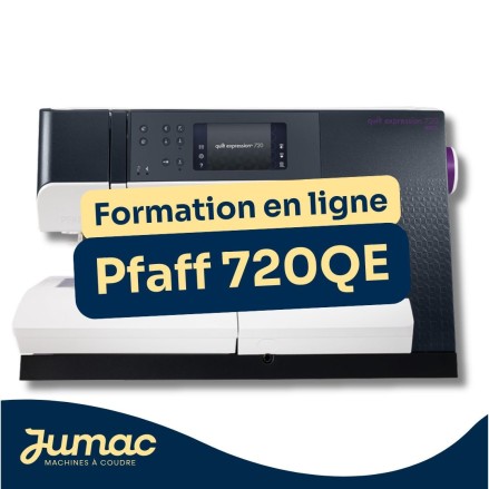 Formation en ligne machine à coudre Pfaff 720QE