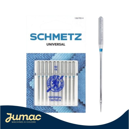 Lot de 10 aiguilles universelles Schmetz 90