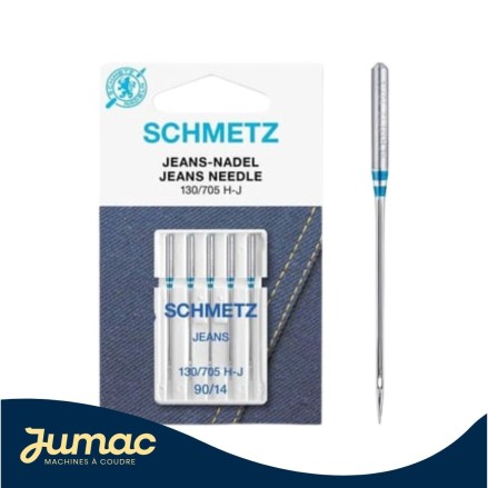 Lot de 5 aiguilles Jeans Schmetz 90