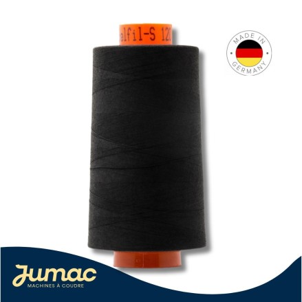 Fil surjeteuse Belfil 120 Noir col. 4000 – Cône 5000 m | Jumac