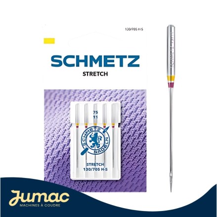 Lot de 5 Aiguilles Stretch Schmetz 75