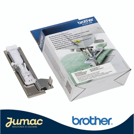 Pied boutonnière avec plaque stabilisatrice Brother