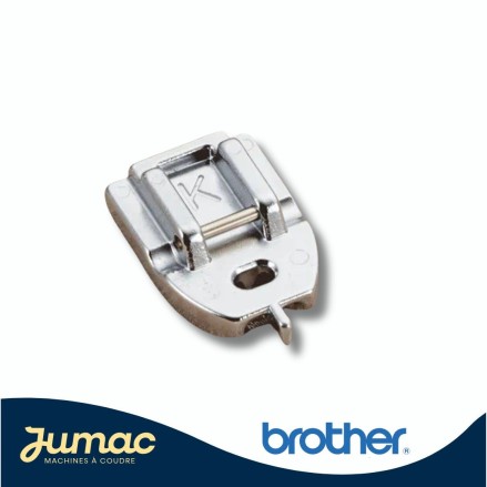 Pied pour fermeture invisible Brother