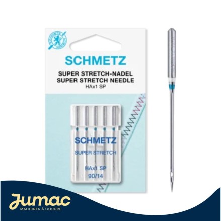 Lot de 5 Aiguilles Super Stretch Schmetz 90