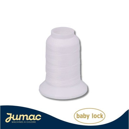 Fil mousse extra fort surjeteuse 300m - couleur blanc