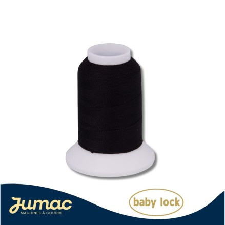 Fil mousse extra fort surjeteuse 300m - couleur noir