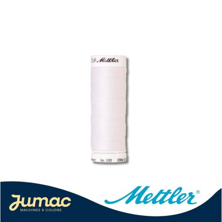 Fil à coudre Mettler Seralon blanc 2000 - 200m