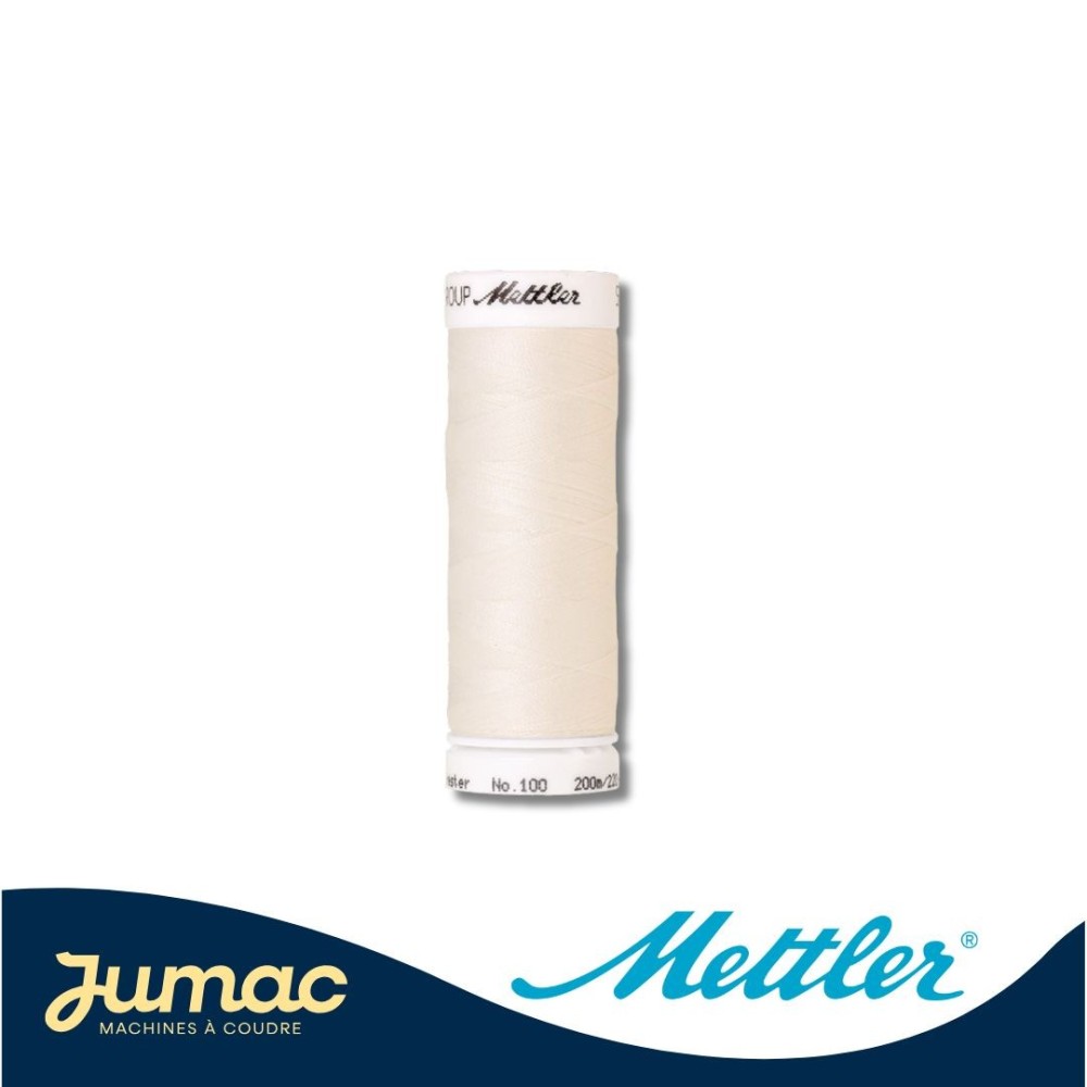 Fil à coudre Mettler Seralon couleur 1000 - 200m