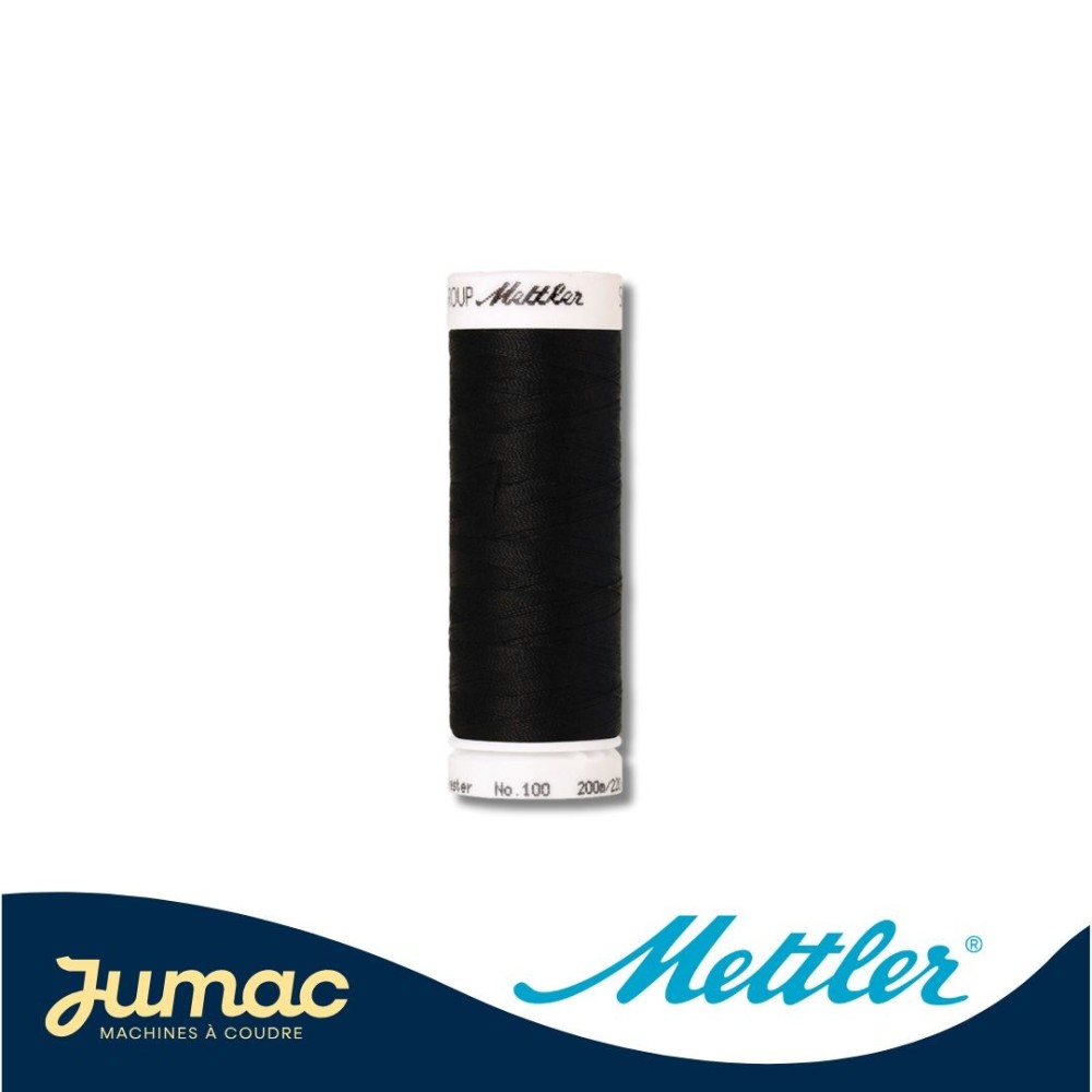 Fil à coudre Mettler Seralon Noir 4000 - 200 m