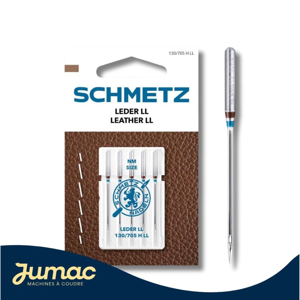 Lot de 5 aiguilles Cuir Schmetz 90