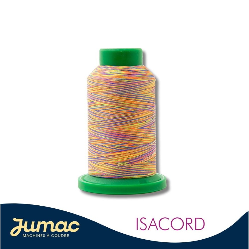 Cône de fil à broder Isacord multicolore 1000m - couleur 9981