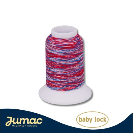 Fil mousse multicolore surjeteuse 1000m - couleur VA105