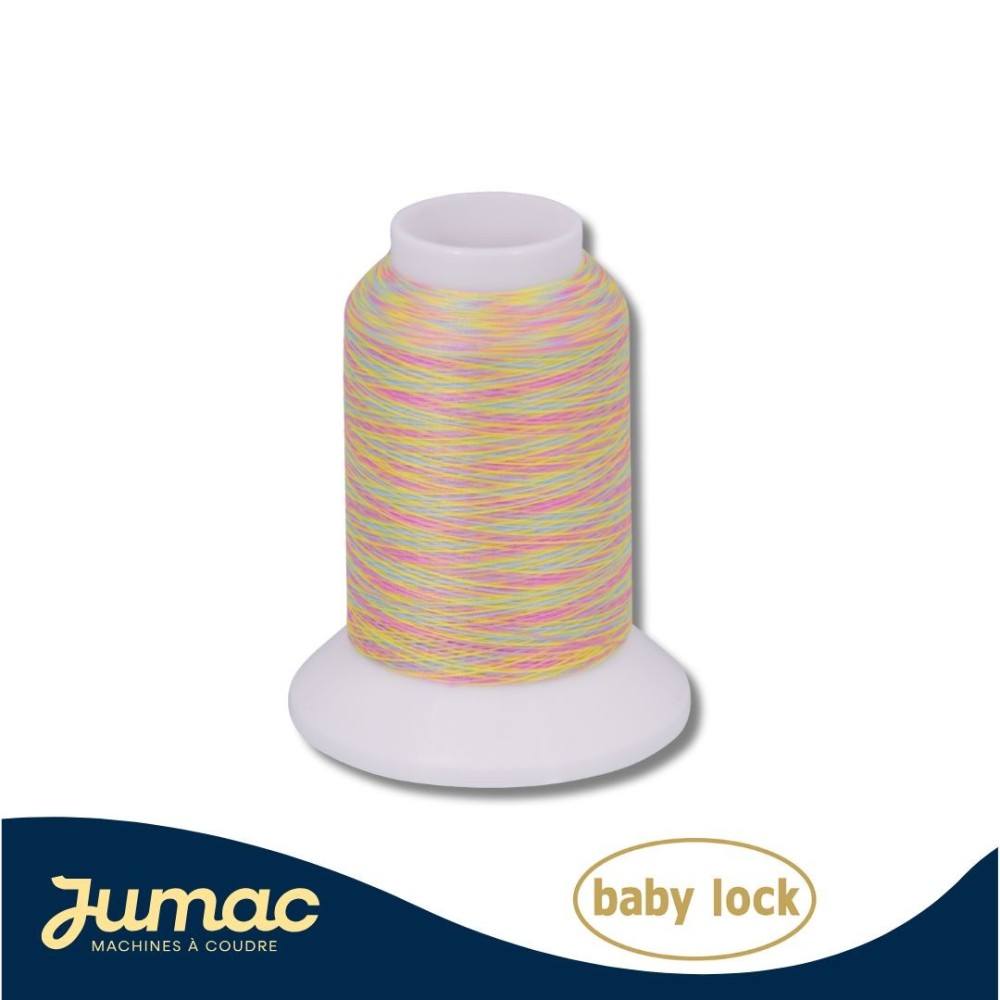 Fil mousse multicolore surjeteuse 1000m - couleur VA50