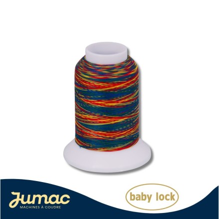 Fil mousse multicolore surjeteuse 1000m - couleur VA98