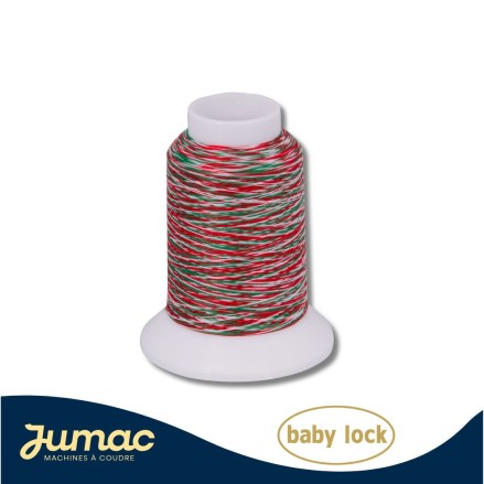 Fil mousse multicolore surjeteuse 1000m - couleur VA100