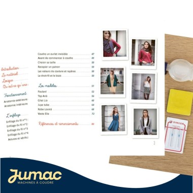 Livre Apprendre à coudre à la surjeteuse