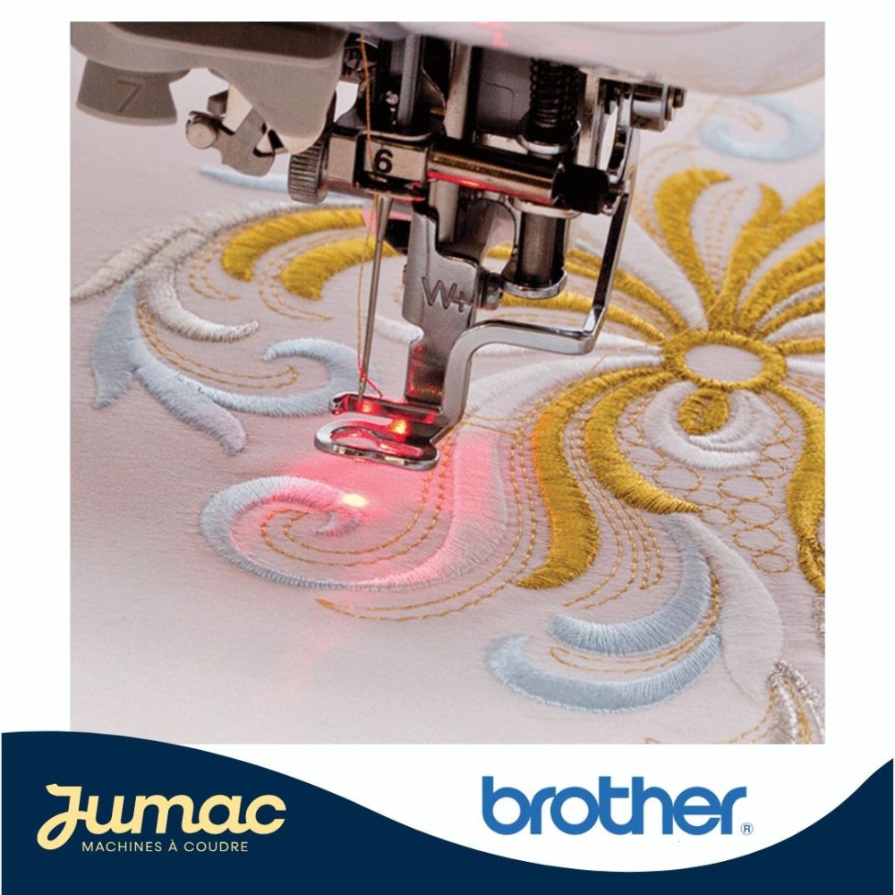 Pied de broderie Brother avec pointeur lumineux LED