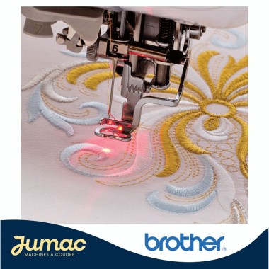 Pied de broderie Brother avec pointeur lumineux LED