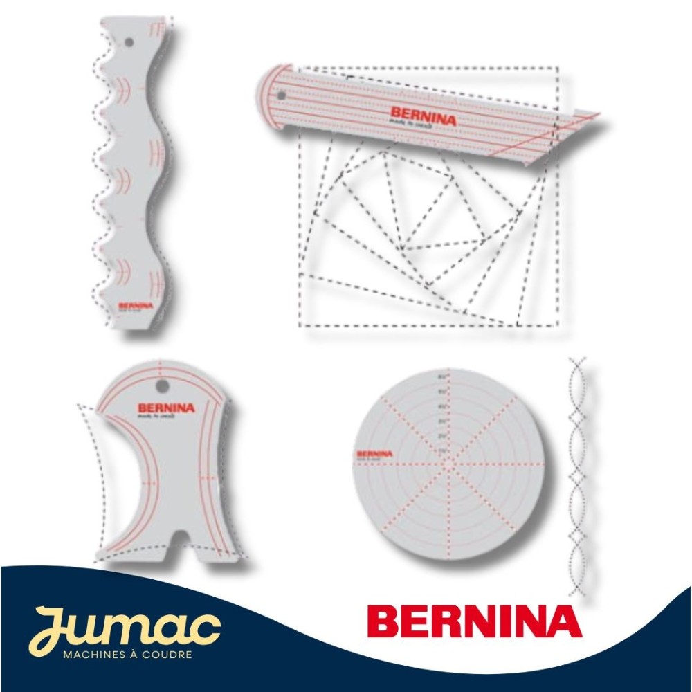 Kit règles essentiels quilting Bernina