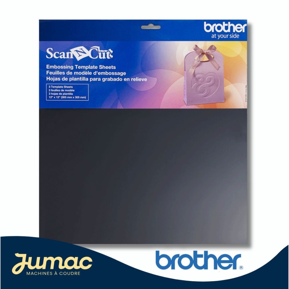 Feuilles de modèle d’embossage CAEBSTS1 pour ScanNCut