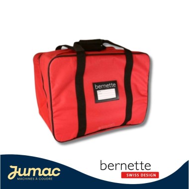Sac de transport machine à coudre bernette rouge