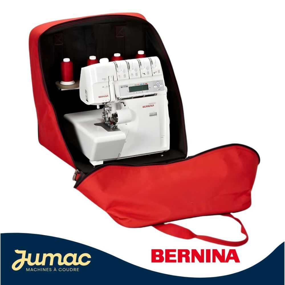 Sac de transport surjeteuse Bernina - rouge