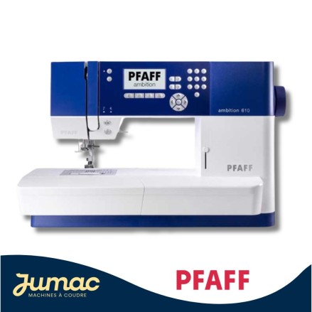 Machine à coudre Pfaff Ambition 610 électronique fiable | Jumac.fr