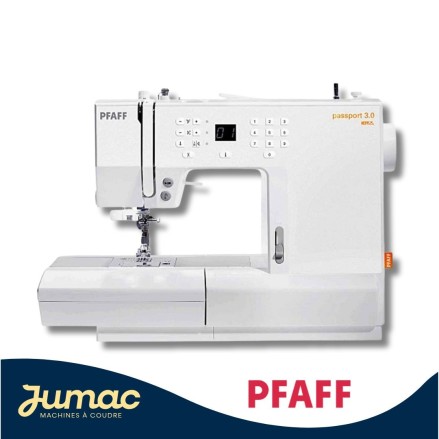 Machine à coudre Pfaff Passport 3.0 compacte et fiable | Jumac.fr